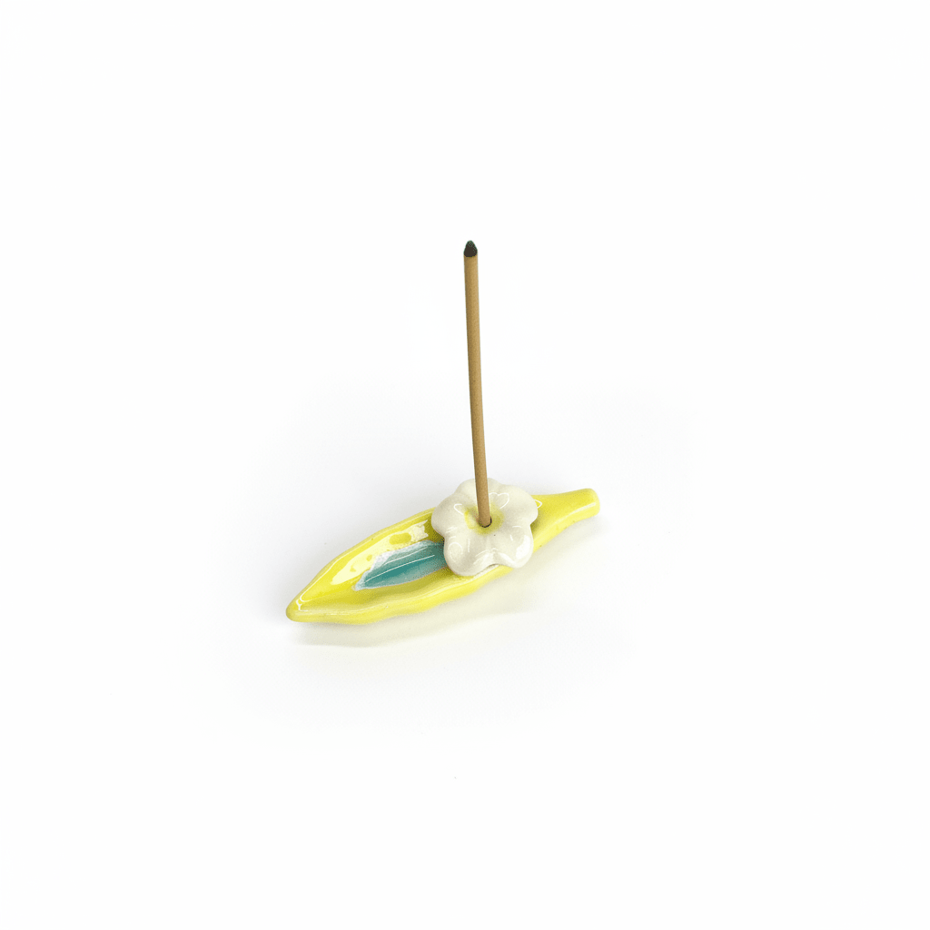 Ceramic Leaf Incense Holder - MoksaeCeramic Leaf Incense Holder