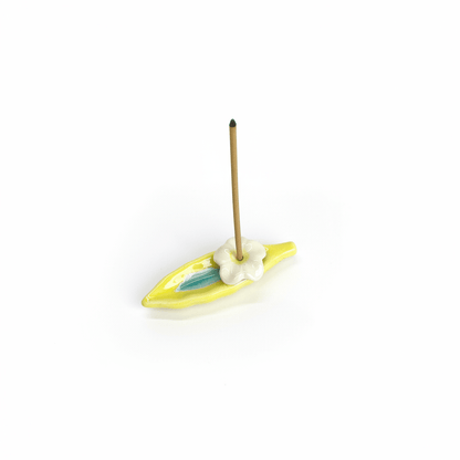 Ceramic Leaf Incense Holder - MoksaeCeramic Leaf Incense Holder