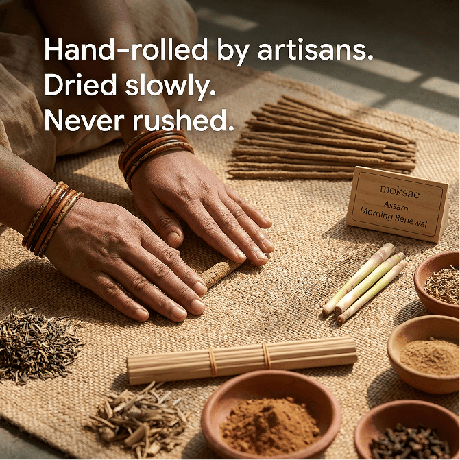 RITUAL STICK — ASSAM (MORNING CLARITY) - MoksaeRITUAL STICK — ASSAM (MORNING CLARITY)