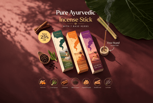 Sandalwood, Lemongrass & Patchouli Bambooless Incense | The Full Day Set