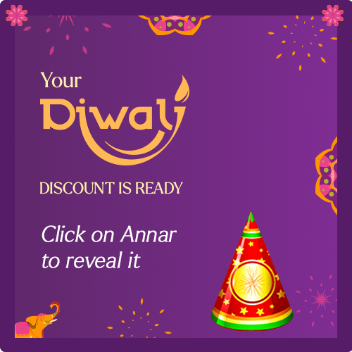 Your Diwali Discount is Ready - Click on diya to reveal it