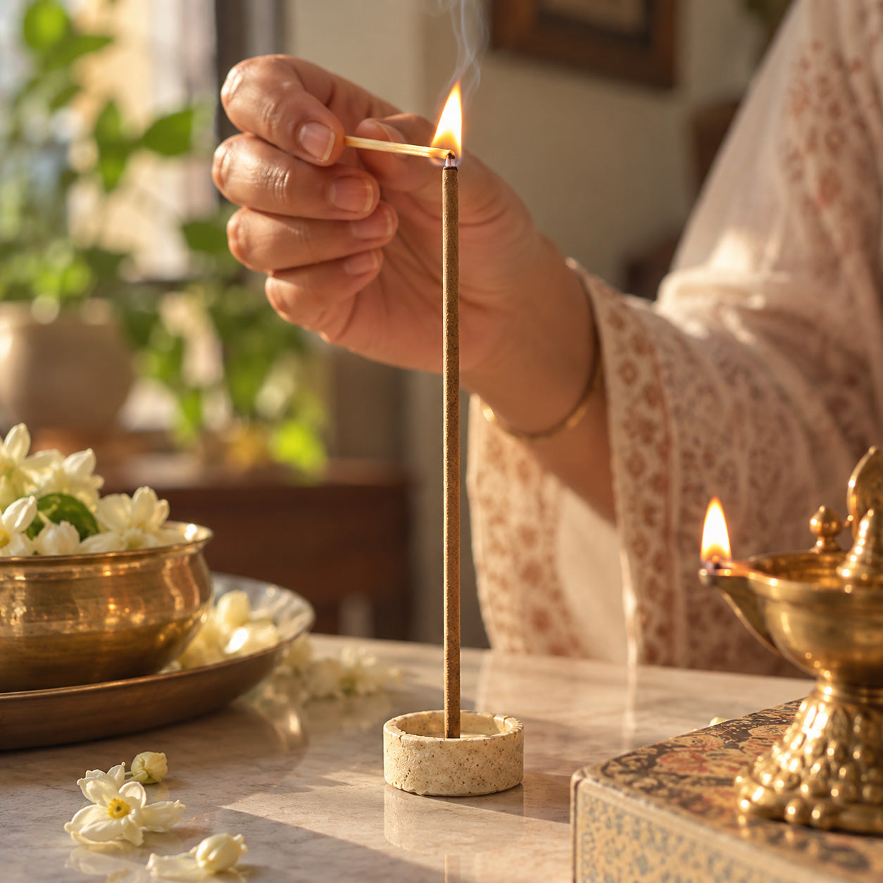 Lighting Pure Incense